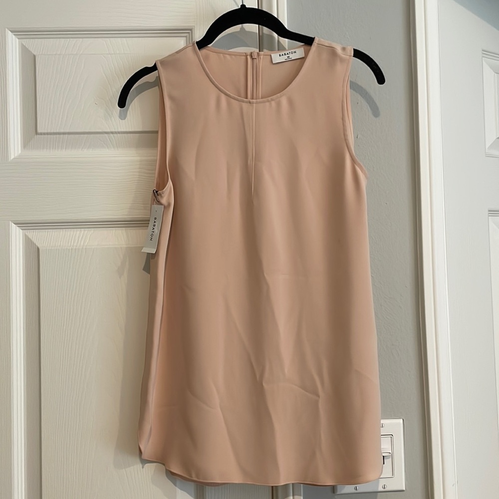 Aritzia Babaton Pink Sleeveless Tank (Size XS)